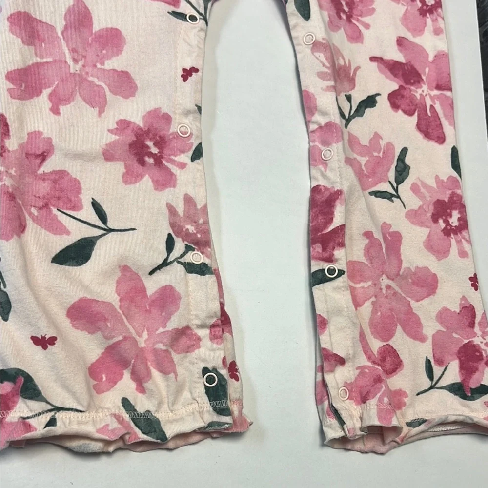 Burt's Bees Pink‎ girl's romper
